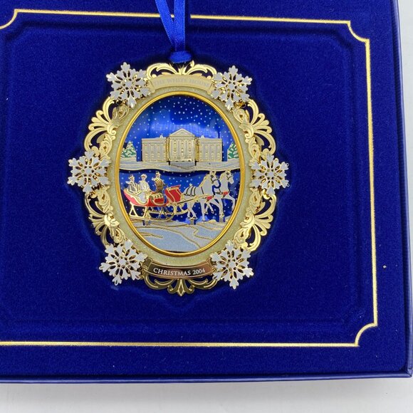 The White House Historical Association Christmas Ornaments in Box’s 2004 & 2005 - Picture 4 of 5